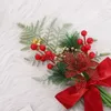 Fleurs décoratives, nœud de chaise de noël, décoration de mariage, fleur de fond artificielle, accessoire d'aménagement paysager pour la maison