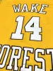 Nikivip #14 Msy Bogues Basketballtrikot Wake Forest College Demon Deacons Retro Classic Herren-Ed-Trikots mit benutzerdefinierten Nummern und Namen