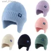 Bonnet/Crâne Casquettes Doux Chaud Chapeaux D'hiver Pour Femmes Fausse Fourrure Tricoté Chapeau Extérieur Oreilles Protection En Peluche Bonnet Bonnet Mode Rue Hip Hop CL231202