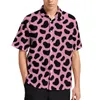 Chemises décontractées pour hommes Été Luxe Dalmatien Dog Imprimer Hawaiian Noir Spotted Beach Motif Grande Taille Vintage Harajuku Streetwear