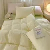 Bedding sets 100 Cotton Duvet Cover Set Double Skin Friendly Quilt Comforter Covers Pillowcase Custom Size No Sheets 231202