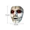 RS7B Halloween Devil LED Máscara luminosa masculina Ghost Room Escape Terror Prop Hand Death Face