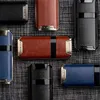 PRIMO Luxury Leather Touch Sensing Ignition Dual Arc USB Lighter Outdoor Metal Windproof Pulse Plasma Men's Gift