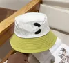 Classic Letter Embroidery Contrast Color Bucket Hat Women's Korean-Style Face-Looking Small Sun-Proof Basin Hat Student Couple Bucket Hats