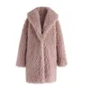 Women s Fur Faux Fake Women Coats Lambswool Jacket Female Winter Thick Furs Overcoats Long Outwear 231202