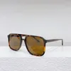 Sunglasses Silver Reflective Lenses Square Large Frame Women's 4423 Fashion Men's Glasses Simple Style 6 Colors Black Brown Blue