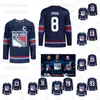 Igor Shesterkin Rangers 2023-24 Third Jersey Henrik Lundqvist New Revers Retro Jersey Jacob Trouba Mika Zibanejad Artemi Panarin Chris Kreider Adam Fox Ryan Strome