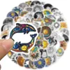 60pcs Vintage Sun and Moon stickers Gothic graffiti Stickers for DIY Luggage Laptop Motorcycle Bicycle S