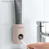 ECOCO porte-distributeur automatique de dentifrice | Ensemble d'accessoires de salle de bains, porte-brosse à dents, support mural pour brosse à dents Q231202