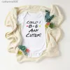 Clothing Sets Could I Be Any Cuter or Bodysuit Baby Bodysuit Summer Short Sleeve Ropa Funny Friends Themed Bodysuit Baby Boy Clothes NewL231202