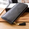 Designer Wallet Women Zipper Bag Vrouwelijke portemonnee Modekaarthouder Pocket Long Tassel met Box274Y