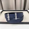 Varumärkesbältesdesigner Belt Men Belt Fashion H Buckle Belt med Box Wide 3,8 cm Buckle Fashion Women Soft Leather Dec 02 Ny