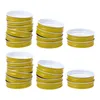 Dinnerware 12 Pcs Mason Jar Lids Tin Covers Sealing Caps For Bottles Kids Rings Cup Ball Glass Jars Storage Solid