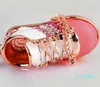 Keychains Crystal Lover Couples Shoes Rhinestone For Bag Buckle Pendant Key Chains Christmas Gift