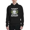 Sweats à capuche pour hommes, les éléphants sont géniaux, en polyester, pull pour femmes, taille XXS-3XL