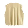 Women's Vests Women Fashion O Neck Sleeveless Hem Pleated Design Casual Vest Jacket Office Lady Zipper Business Waist Coat Tops