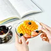 Plates Cartoon Bear Storage Tray Cute Dishes Plate Fruit Snack Desktop Decorative Trays Kitchen Table Supplies Christmas Gifts