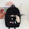 Skolväskor japanska höga flickor ryggsäck för tonåriga multifickor 2023 kawaii kvinnor söt mochila