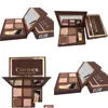 Ögon Shadow Contour Kit Highlighters Eyeshadow Palette Naken Color Cosmetics Face Concealer Makeup Chocolate With Brush in Stock Drop Dhkqi