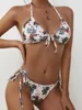 Costumi da bagno da donna Tiger Snake String Tanga Bikini 2023 Costume da bagno a triangolo da donna Sexy bagnanti femminili Costume da bagno Costume da bagno Beachwear