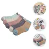 Women Socks 5 Pairs Middle Tube Polyester