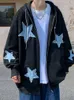 Giacche da uomo Moda Y2k giacca da uomo Harajuku stella patch cerniera super Dalian felpa con cappuccio abbigliamento da strada hip-hop gotico tasca allentata camicia sportiva da uomo 231202