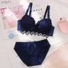 BRAS SETLER SEXY iç çamaşırı Set Kadınlar Külot Set Set Dantel Kayış Push Up Sütyen Kablosuz Seksi Linerie Set Kadın Pijama Seti Plus Boyut 70-85L231202