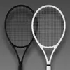 Raquettes de tennis 40-55 LBS raquettes de Tennis noires ultralégères carbone Raqueta Tenis raquette de Padel cordage 4 3/8 Racchetta Tennisracket raquette 231201