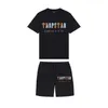 Camisetas para hombres Marca para hombre Trapstar Ropa Camiseta Conjuntos de chándal Harajuku Tops Tee Divertido Hip Hop Color Camiseta Playa Pantalones cortos casuales DHX6F