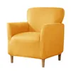 Chair Covers Velvet Club Tub Sofa Slipcovers Soild Color Armchair For Living Room Elastic Single Home Bar Counter El