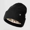 Visor kvinnor män höst vinter varm mössa hatt fast färg dam manlig sträckning stickade virkning mössa för gorras
