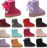 Ug g designer botas austrália clássico mini crianças ugss meninas da criança sapatos de inverno neve tênis bota juventude chesut rock rosa cinza