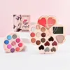 Nouveau 18 couleurs fard à paupières palette ensemble fard à paupières terre couleur paillettes maquillage coffret cadeau