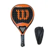 Теннисные ракетки 3K Padel Теннисная ракетка Professional Soft Face Carbon Fiber Soft EVA Face Paddle Теннисные спортивные ракетки с чехлом 231201