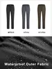 Herrbyxor 2023 vinter tjocka varma fleece fodrade stretch golf slacks vattentäta raka casual manliga byxor plus storlek 8xl