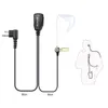 Auricolare 2 pin Son miglior tubo acustico PTT MIC riduzione del rumore nascosto per Motorola GP68/GP300 walkie talkie auricolare radio nero