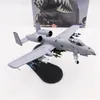 Aircraft Modle Scale 1100 Fighter Model US A-10A Thunderbolt Strike Plane Military Aircraft Replica Aviation World War Toys for Boys 231201