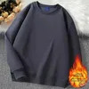 Männer T Shirts Herbst Und Winter Rundhals Langarm Casual Übergroße Lustige T-shirts Mann Streetwear Solide Ärmeln T-shirts