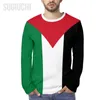 Camisetas para hombre, Camiseta larga Unisex para hombre, bandera palestina, camiseta con estampado 3D palestino para hombre, ropa de moda, chándales con mangas