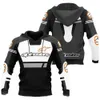 Felpe con cappuccio da uomo 2023/2024 Nuova F1 Formula One Racing Team Felpe Stampa 3D Giacca sportiva Formula One Primavera e autunno Tempo libero Pullover con cerniera per bambini X478