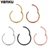 Neusringen Studs Vanku 10st Scharnierende Septum Clicker Segment Neusring Lip Oorkraakbeen Oor Helix Body Piercing Sieraden Stalen Ring Hoop 231201