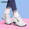 Dress Shoes Autumn Spring Ladies Vulcanized Shoe Casual Allmatch Platform Sneakers Korean Style Outdoor Increase Tennis Walking 231201