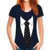 Men's T Shirts Painting Mens Clothing Crew Neck Casual Necktie Shirt Leisure And Comfort Novel Men