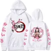 رجال الرجال للرجال Sweatshirts Kimetsu no Yaiba Demon Slayer Hoodies 90s anime Kamado Nezuko Printing Fashion Sweatshirt streetswear pullovers sudadera 231201