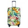 Stuff Sacks Colorful Birds Print Suitcase Cover Tropical Paradise Floral Holiday Travel Practical Bagage Accesories Protection 231201