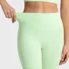 Pantalones activos Otoño Invierno cintura alta Yoga superelástico sin vergüenza línea Push Up cálido Slim forma física deporte Fitness para mujeres