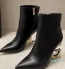 leather outsole Booties for women luxury designer shoes factory footwear