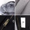 Frauen Pelz Faux MAOMAOKONG 2023 Winter Frauen Mantel Natürliche Kragen Manschette Schwarz Jacken Outwear Dicken Luxus Echt Parka 231201