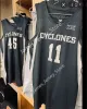 James Wears College Custom Iowa State Cyclones Ed Basketball Jerseys 11 Monte Morris 50 Deandre Kane