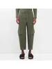 Pantalon pour homme, salopette plissée, vert armée, court, décontracté, ample, japonais, marqué JF144.